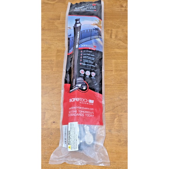 SafeTech Hardware Other - Safetech Hardware Magnetic Top Pull Gate Latch Key Lockable SL-50H 22" H NEW